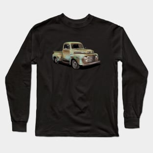 Rusty1950 Ford F1 Pickup Truck Long Sleeve T-Shirt